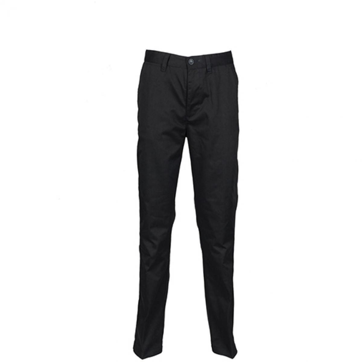 Hersteller: Henbury Herstellernummer: H640 Artikelbezeichnung: Men’s 65/35 Chino Trousers Farbe: Black