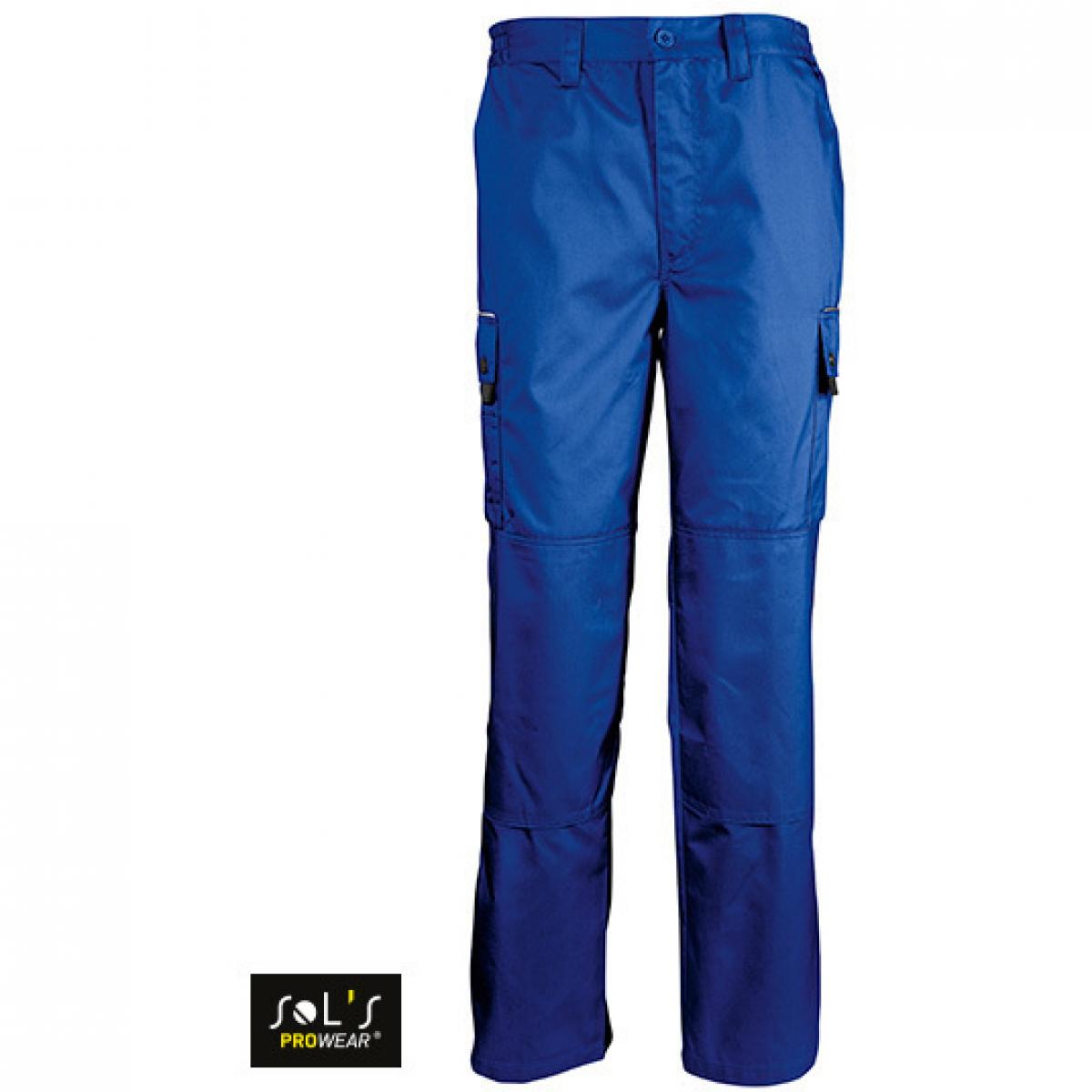 Hersteller: SOLs ProWear Herstellernummer: 80600 Artikelbezeichnung: Herren Workwear Trousers Active Pro / Waschbar bis 60 °C Farbe: Bugatti Blue
