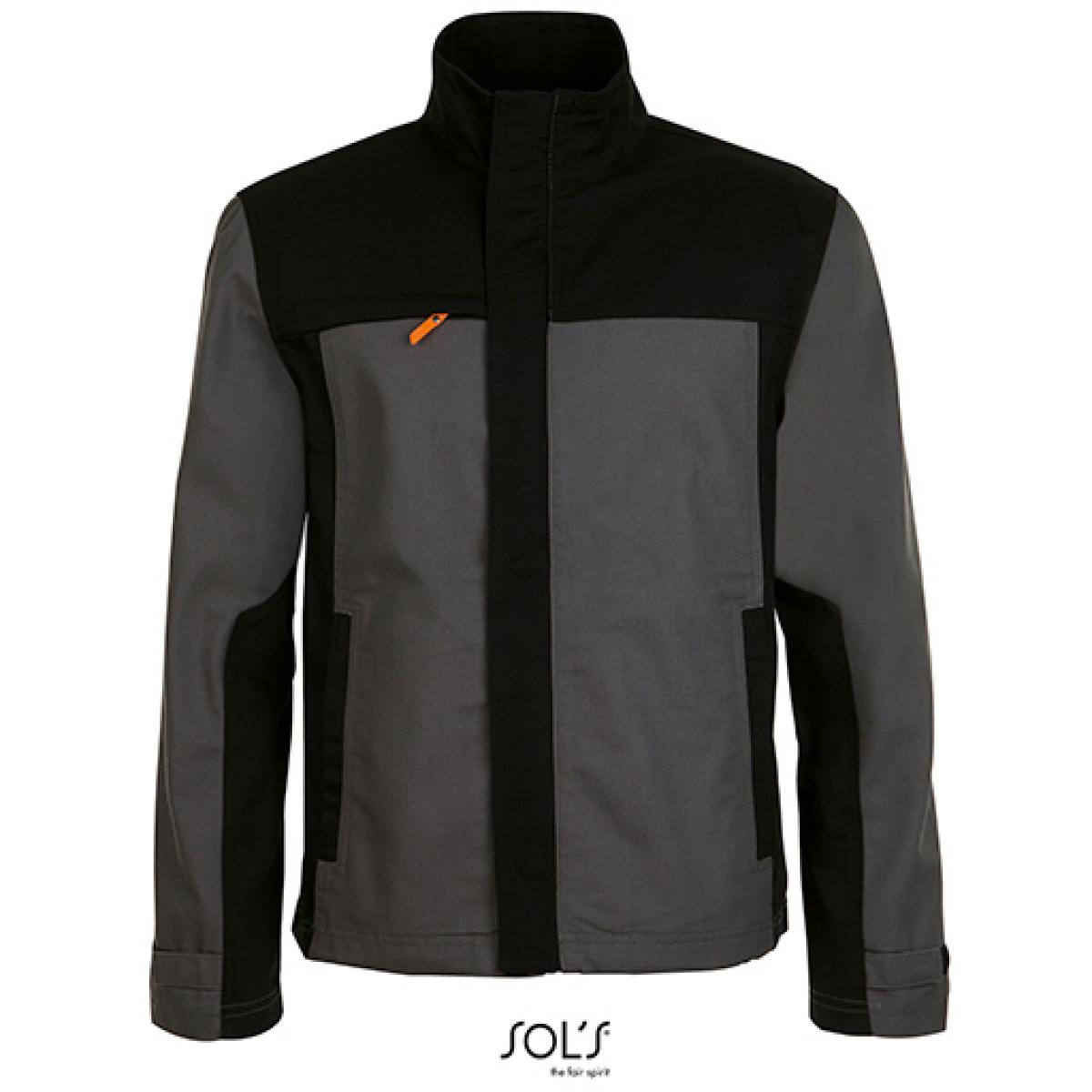 Hersteller: SOLs ProWear Herstellernummer: 01565 Artikelbezeichnung: Herren Workwear Jacket - Impact Pro Arbeitsjacke Farbe: Dark Grey (Solid)/Black