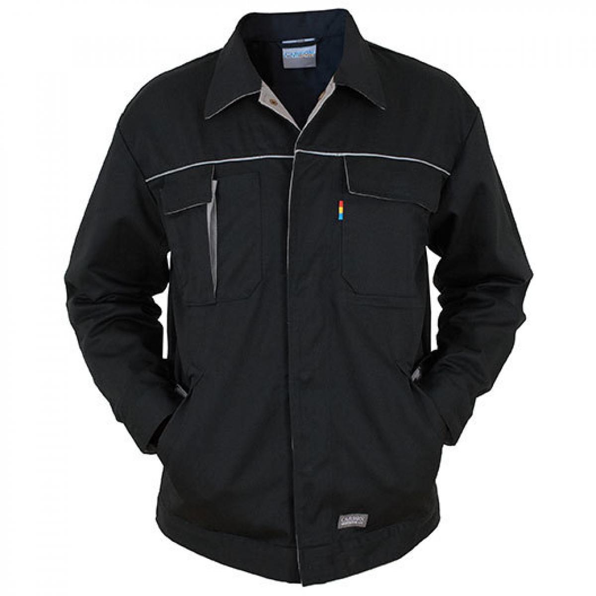 Hersteller: Carson Contrast Herstellernummer: CC710 Artikelbezeichnung: Herren Contrast Work Jacket / Bei 60 Grad waschbar Farbe: Black/Grey