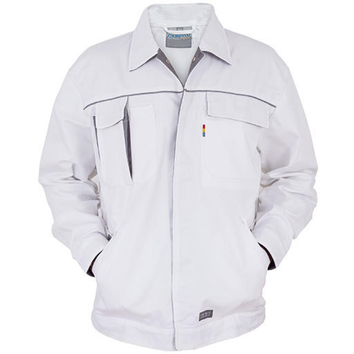 Hersteller: Carson Contrast Herstellernummer: CC710 Artikelbezeichnung: Herren Contrast Work Jacket / Bei 60 Grad waschbar Farbe: White/Grey