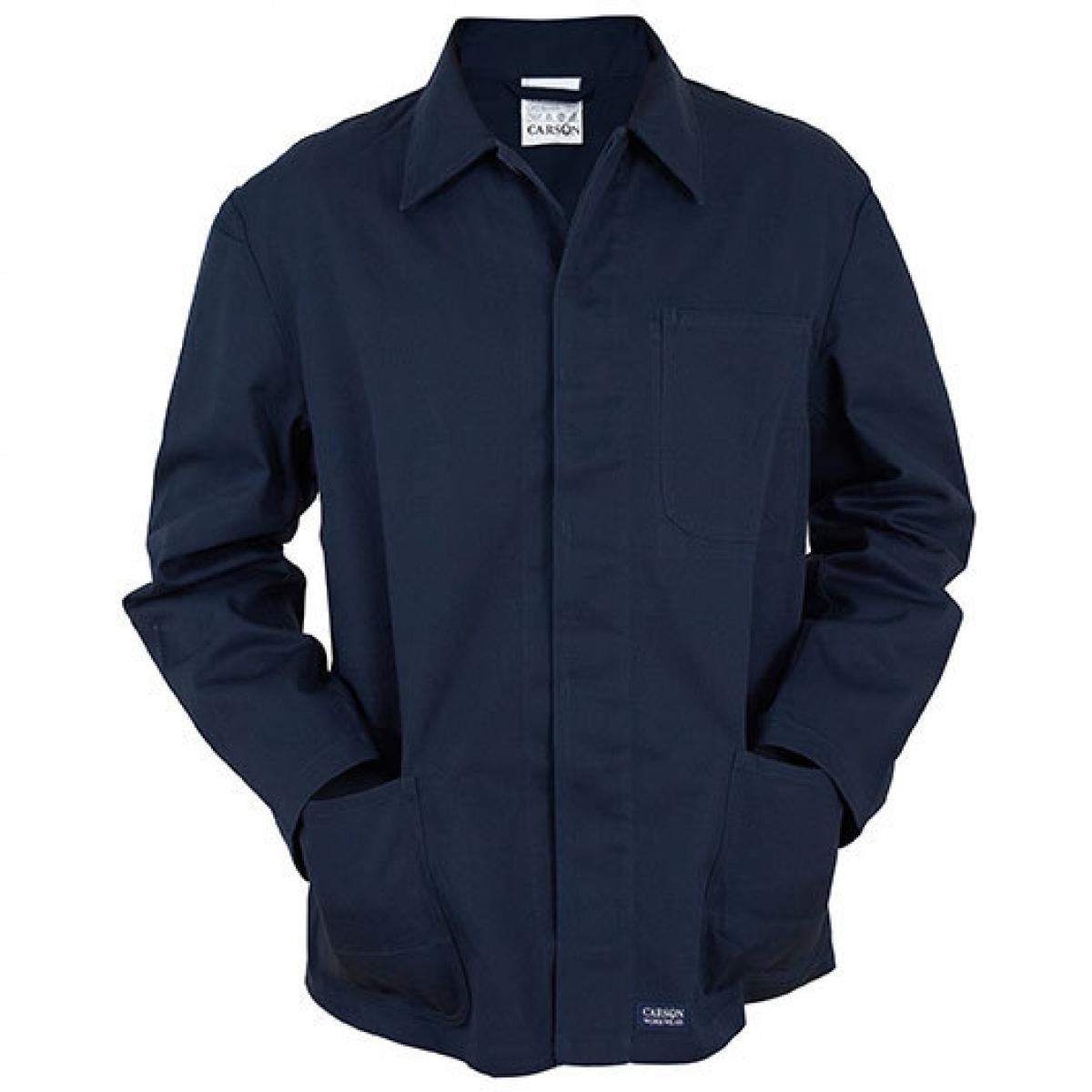 Hersteller: Carson Classic Workwear Herstellernummer: KTH709J Artikelbezeichnung: Herren Classic Long Work Jacket bis 60 Grad waschbar Farbe: Navy