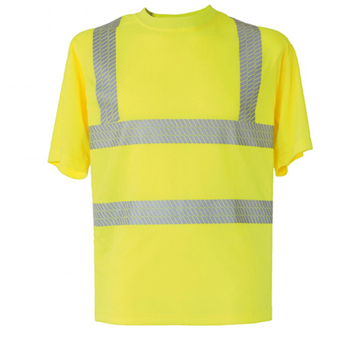 Hersteller: Korntex Herstellernummer: KXBRS Artikelbezeichnung: Herren Hi-Viz Broken Reflective Arbeits T-Shirt EN ISO 20471 Farbe: Signal Yellow