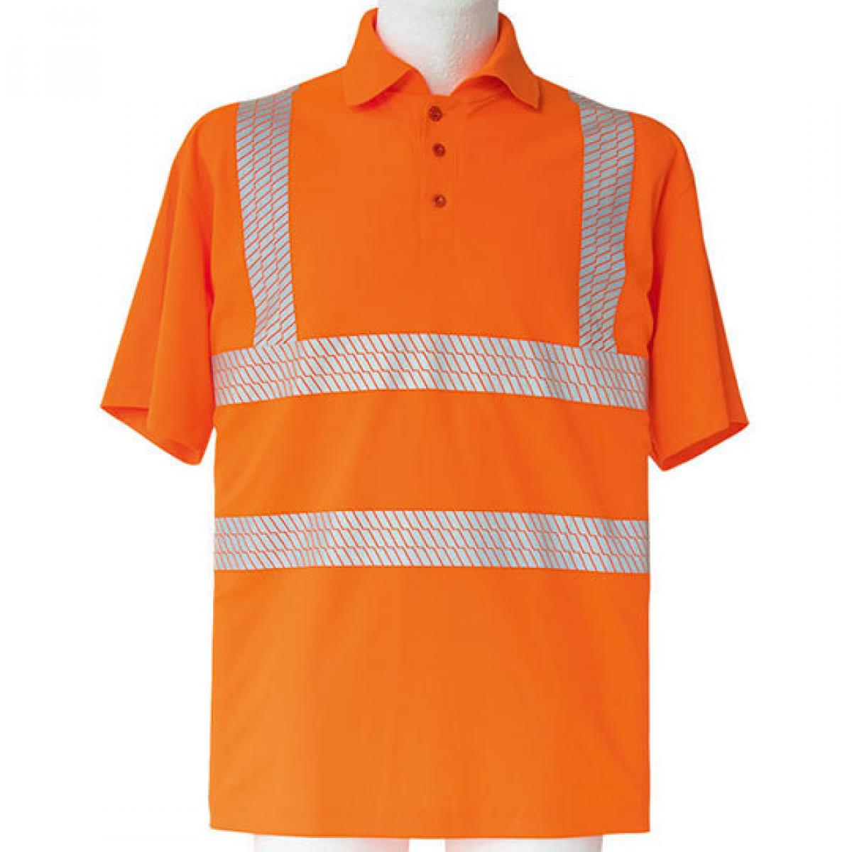 Hersteller: Korntex Herstellernummer: KXBRP Artikelbezeichnung: Hi-Viz Broken Reflective Polo Shirt EN ISO 20471 Farbe: Signal Orange