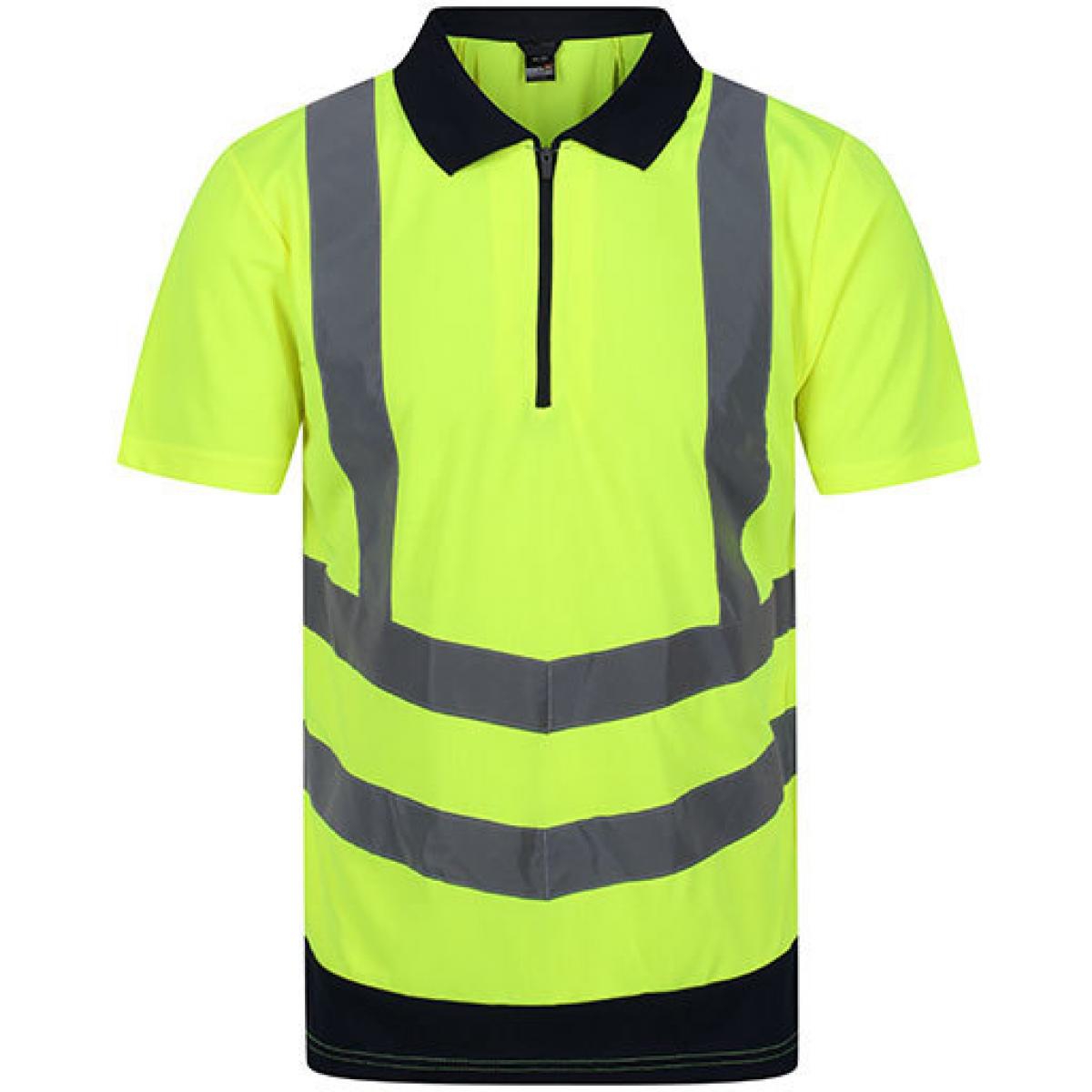 Hersteller: Regatta Herstellernummer: TRS189 Artikelbezeichnung: Herren Hi-Vis Pro Poloshirt, EN20471 Klasse 2 Farbe: Yellow/Navy