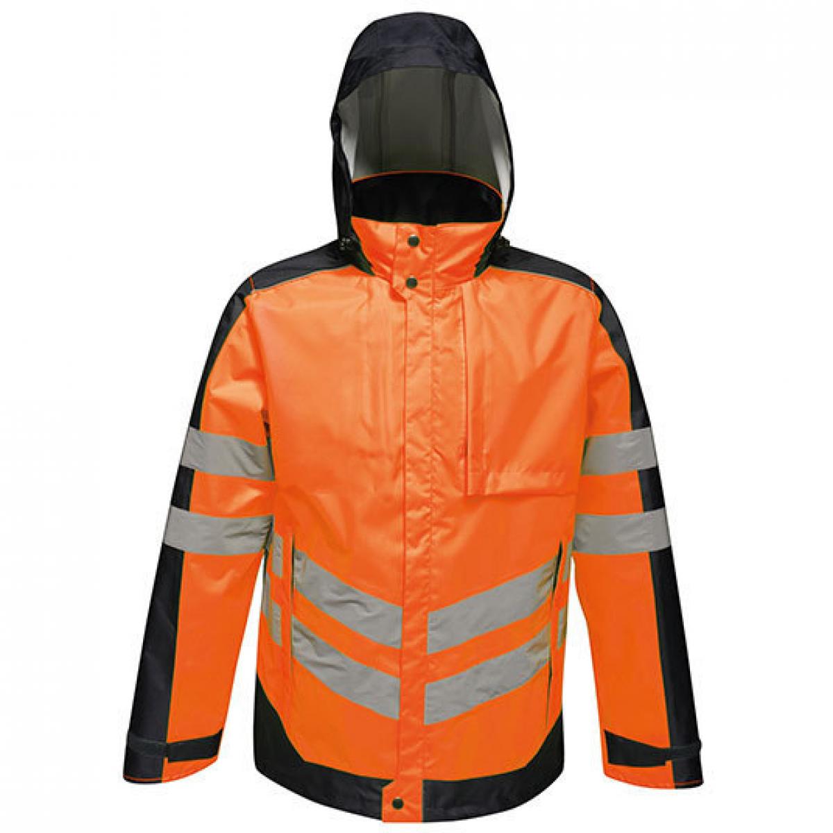 Hersteller: Regatta Herstellernummer: TRA341 Artikelbezeichnung: Herren Hi-Vis Pro Insulated Jacket, wasserdicht Farbe: Orange/Navy