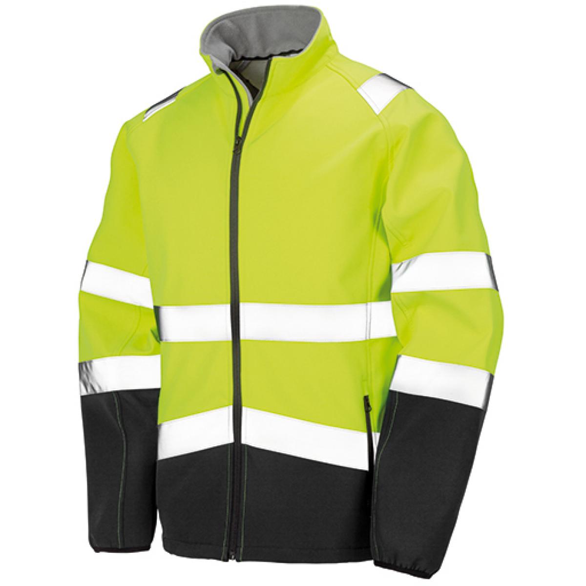 Hersteller: Result Herstellernummer: R450X Artikelbezeichnung: Herren Safety Softshell Jacke Farbe: Fluorescent Yellow/Black