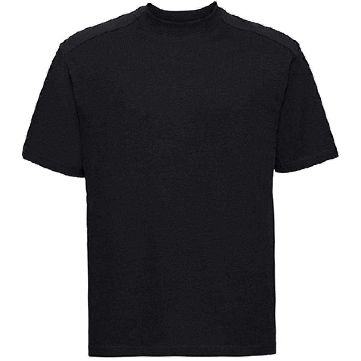 Hersteller: Russell Herstellernummer: R-010M-0 Artikelbezeichnung: Workwear Herren T-Shirt - Waschbar bis 60 °C -  bis 4XL Farbe: Black