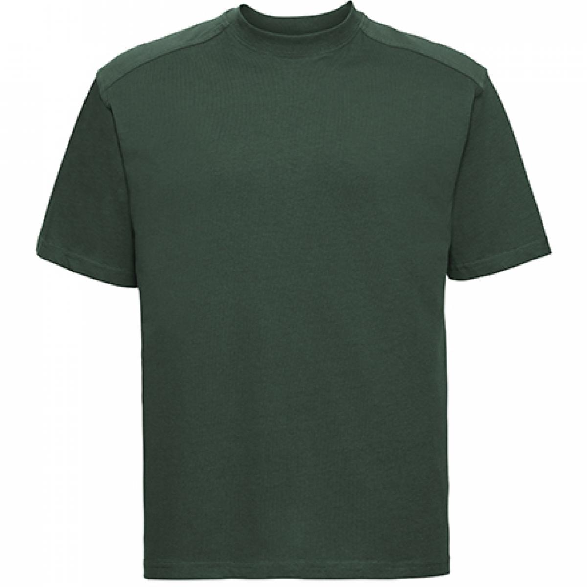 Hersteller: Russell Herstellernummer: R-010M-0 Artikelbezeichnung: Workwear Herren T-Shirt - Waschbar bis 60 °C -  bis 4XL Farbe: Bottle Green