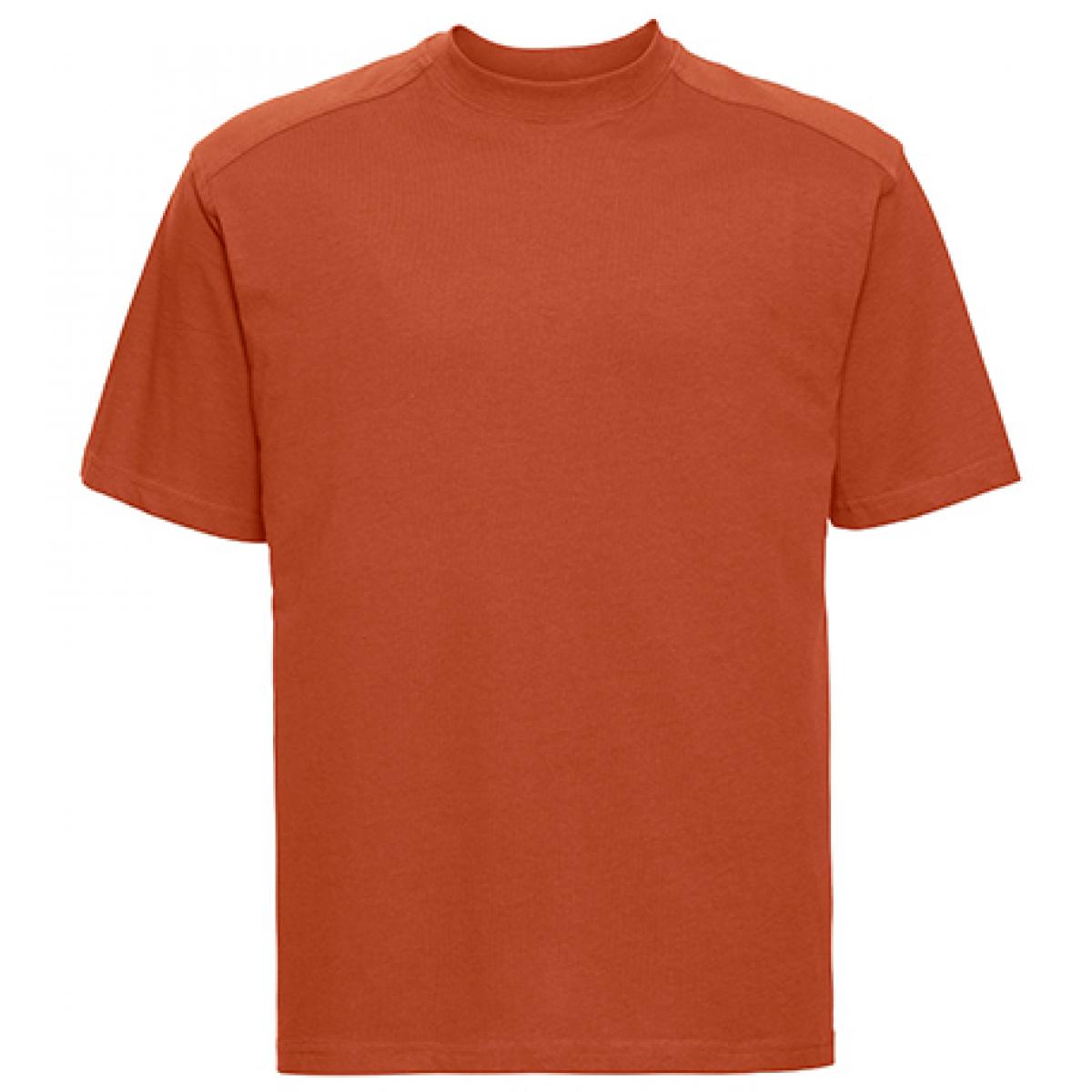 Hersteller: Russell Herstellernummer: R-010M-0 Artikelbezeichnung: Workwear Herren T-Shirt - Waschbar bis 60 °C -  bis 4XL Farbe: Orange