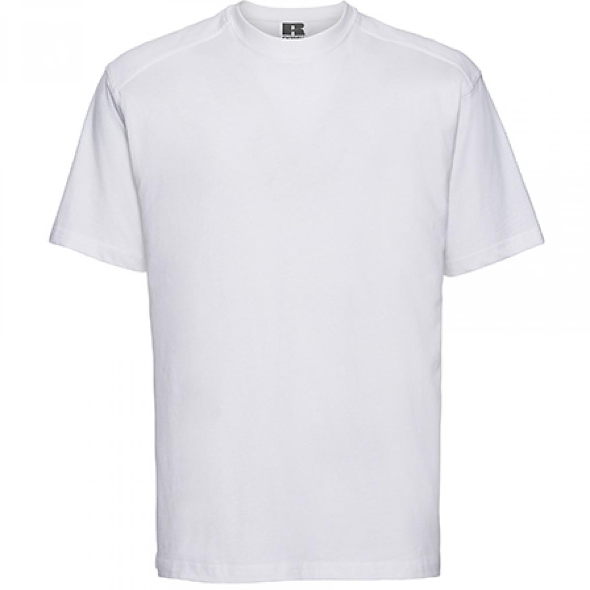 Hersteller: Russell Herstellernummer: R-010M-0 Artikelbezeichnung: Workwear Herren T-Shirt - Waschbar bis 60 °C -  bis 4XL Farbe: White