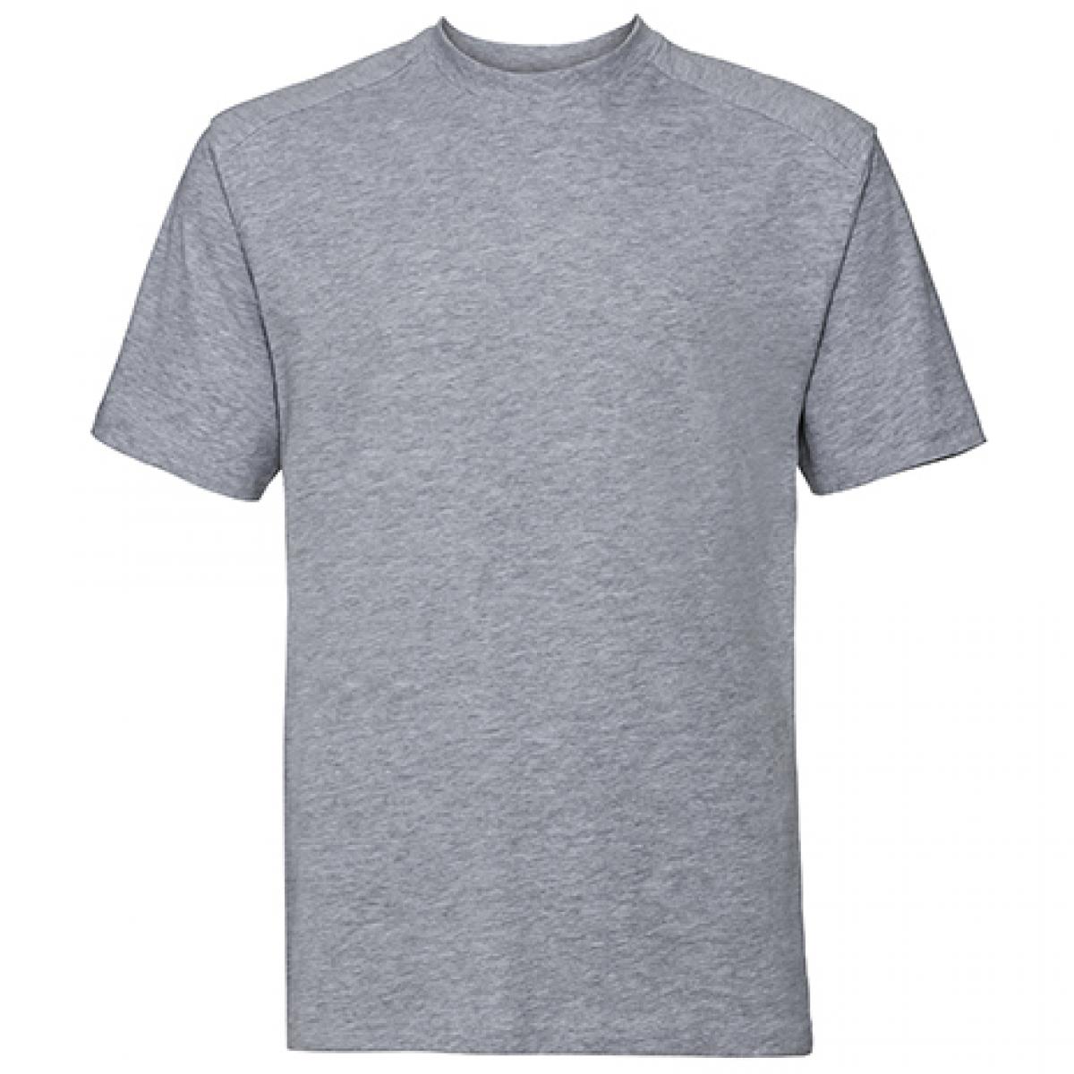 Hersteller: Russell Herstellernummer: R-010M-0 Artikelbezeichnung: Workwear Herren T-Shirt - Waschbar bis 60 °C -  bis 4XL Farbe: Light Oxford (Heather)