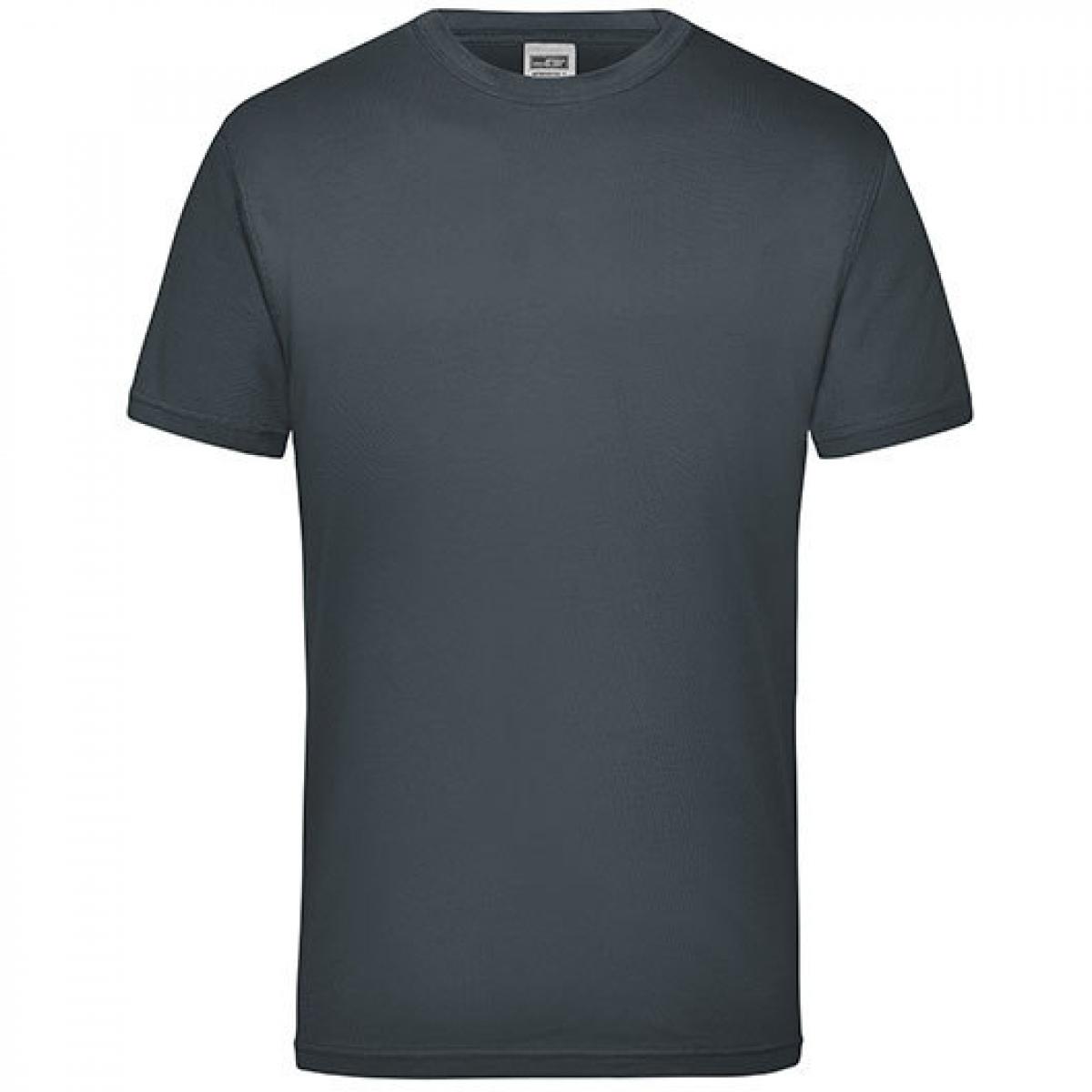 Hersteller: James+Nicholson Herstellernummer: JN 800 Artikelbezeichnung: Workwear Herren T-Shirt - waschbar bis 60 °C Farbe: Carbon