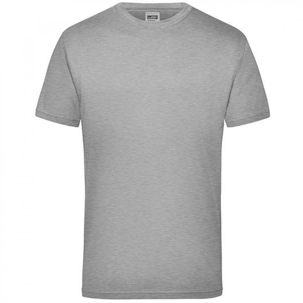 Hersteller: James+Nicholson Herstellernummer: JN 800 Artikelbezeichnung: Workwear Herren T-Shirt - waschbar bis 60 °C Farbe: Grey Heather