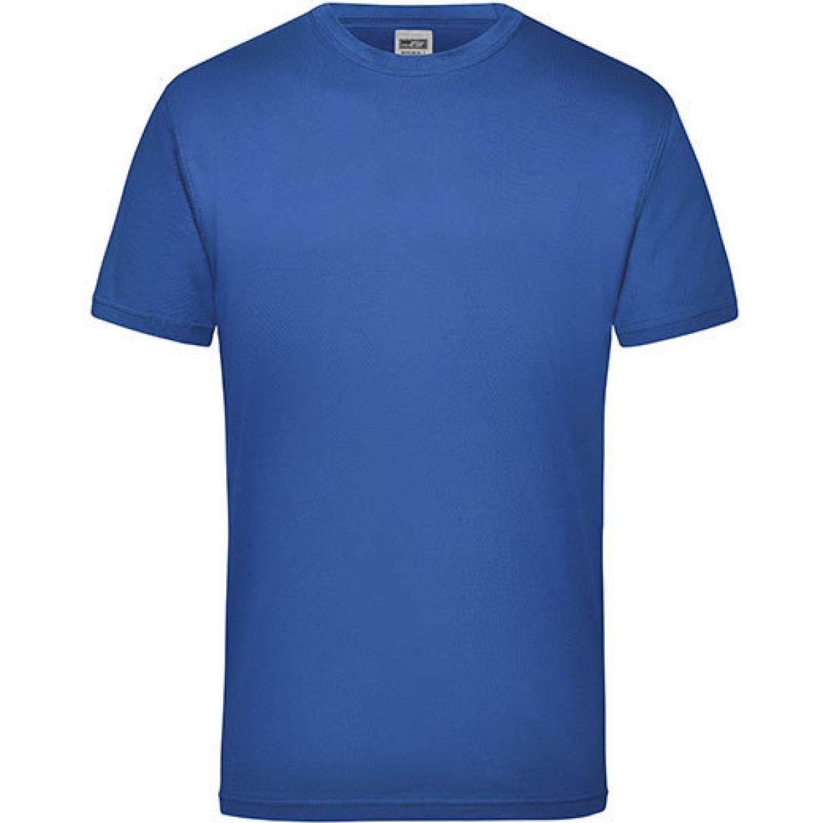 Hersteller: James+Nicholson Herstellernummer: JN 800 Artikelbezeichnung: Workwear Herren T-Shirt - waschbar bis 60 °C Farbe: Royal