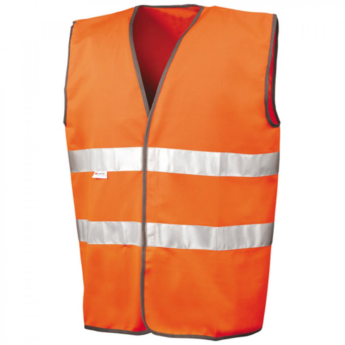 Hersteller: Result Herstellernummer: R211X Artikelbezeichnung: Herren Motorist Safety Vest EN471 /  nach ISOEN20471:2013 Farbe: Fluorescent Orange