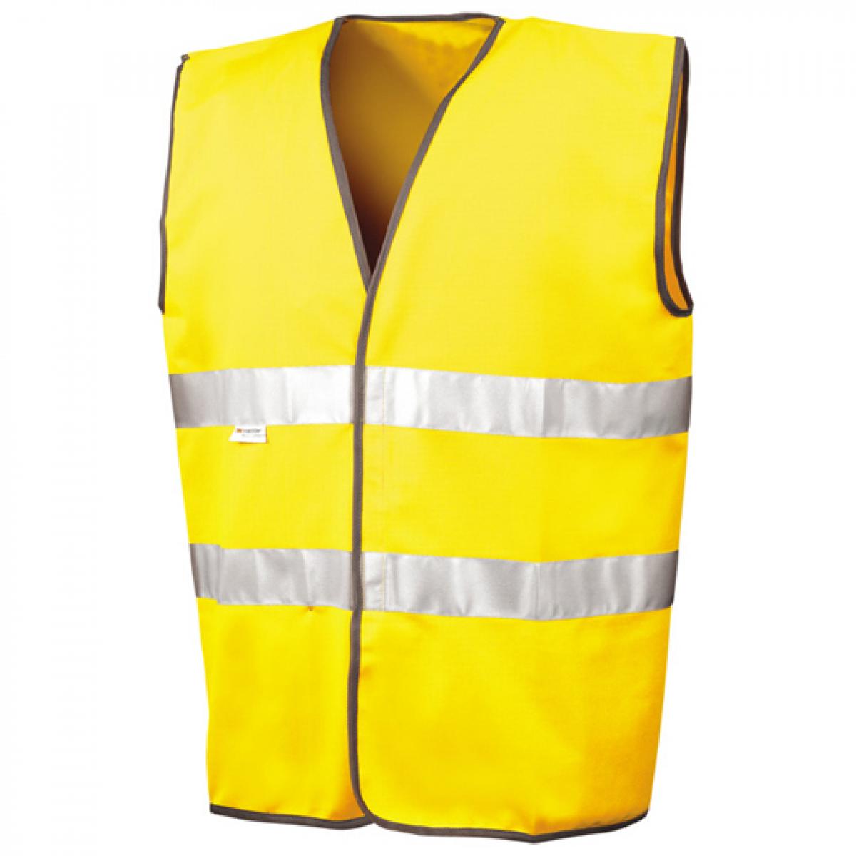 Hersteller: Result Herstellernummer: R211X Artikelbezeichnung: Herren Motorist Safety Vest EN471 /  nach ISOEN20471:2013 Farbe: Fluorescent Yellow