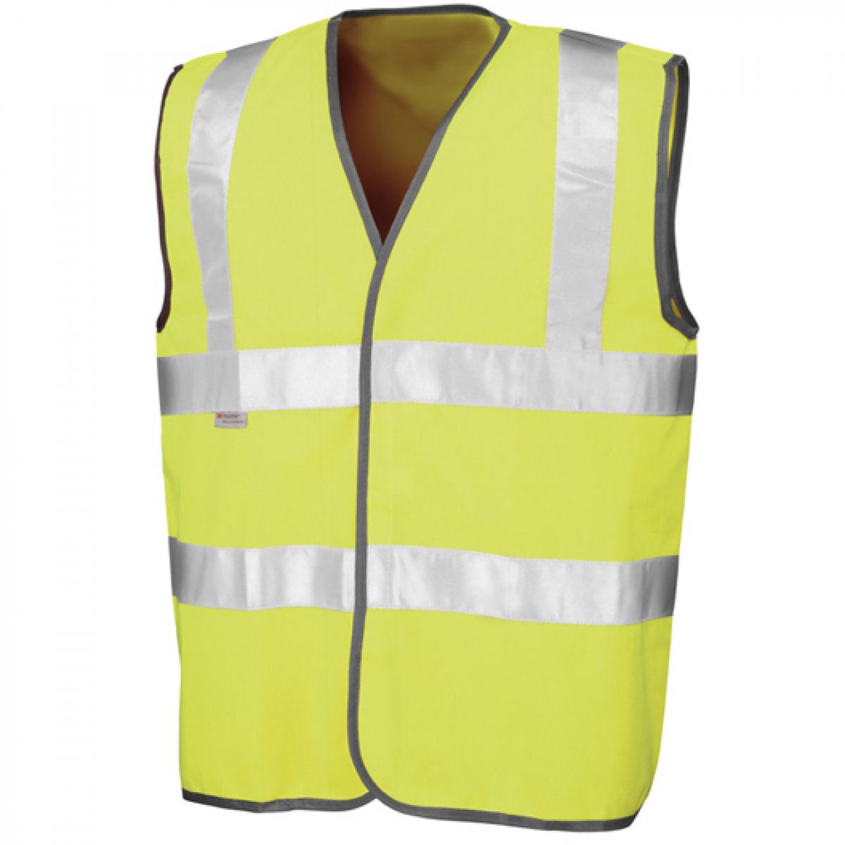Hersteller: Result Herstellernummer: R021X Artikelbezeichnung: Herren Safety Hi-Viz Vest / nach ISOEN20471:2013 Farbe: Fluorescent Yellow