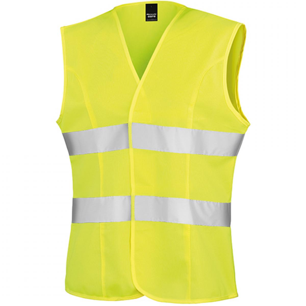 Hersteller: Result Core Herstellernummer: R334F Artikelbezeichnung: Damen Sicherheitsweste High Viz Tabard / leicht figurbetont Farbe: Fluorescent Yellow