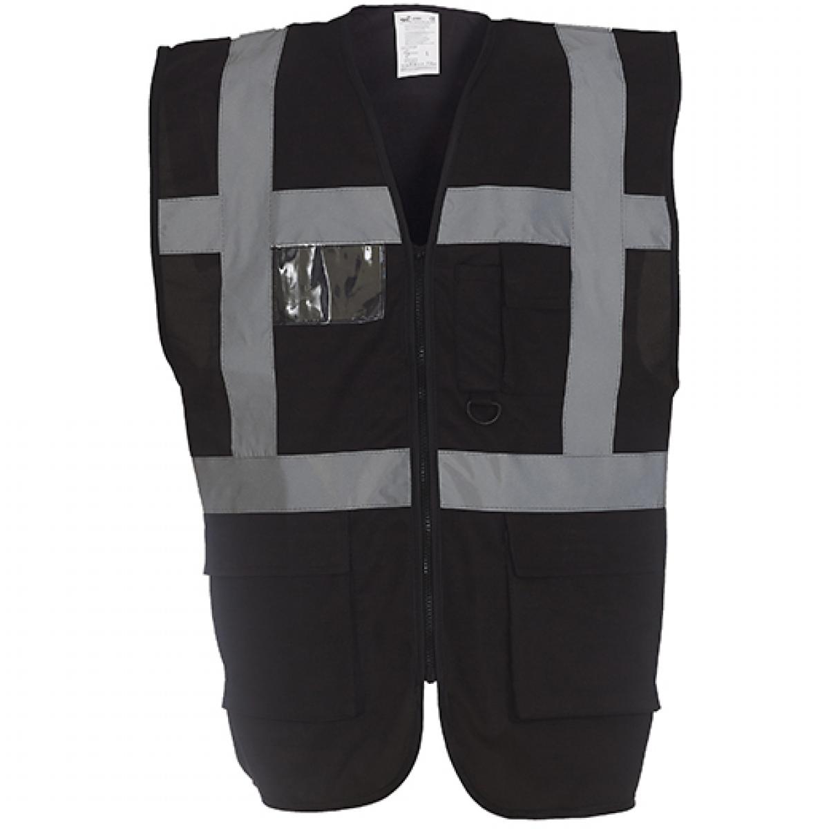 Hersteller: YOKO Herstellernummer: HVW801 Artikelbezeichnung: Herren Multi-Functional Executive Waistcoat Farbe: Black