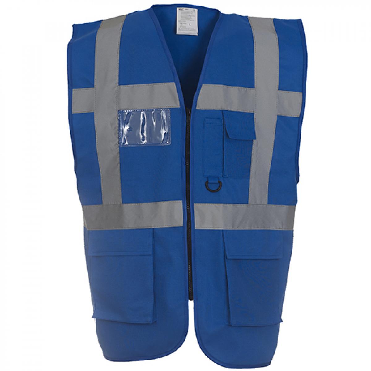 Hersteller: YOKO Herstellernummer: HVW801 Artikelbezeichnung: Herren Multi-Functional Executive Waistcoat Farbe: Royal Blue