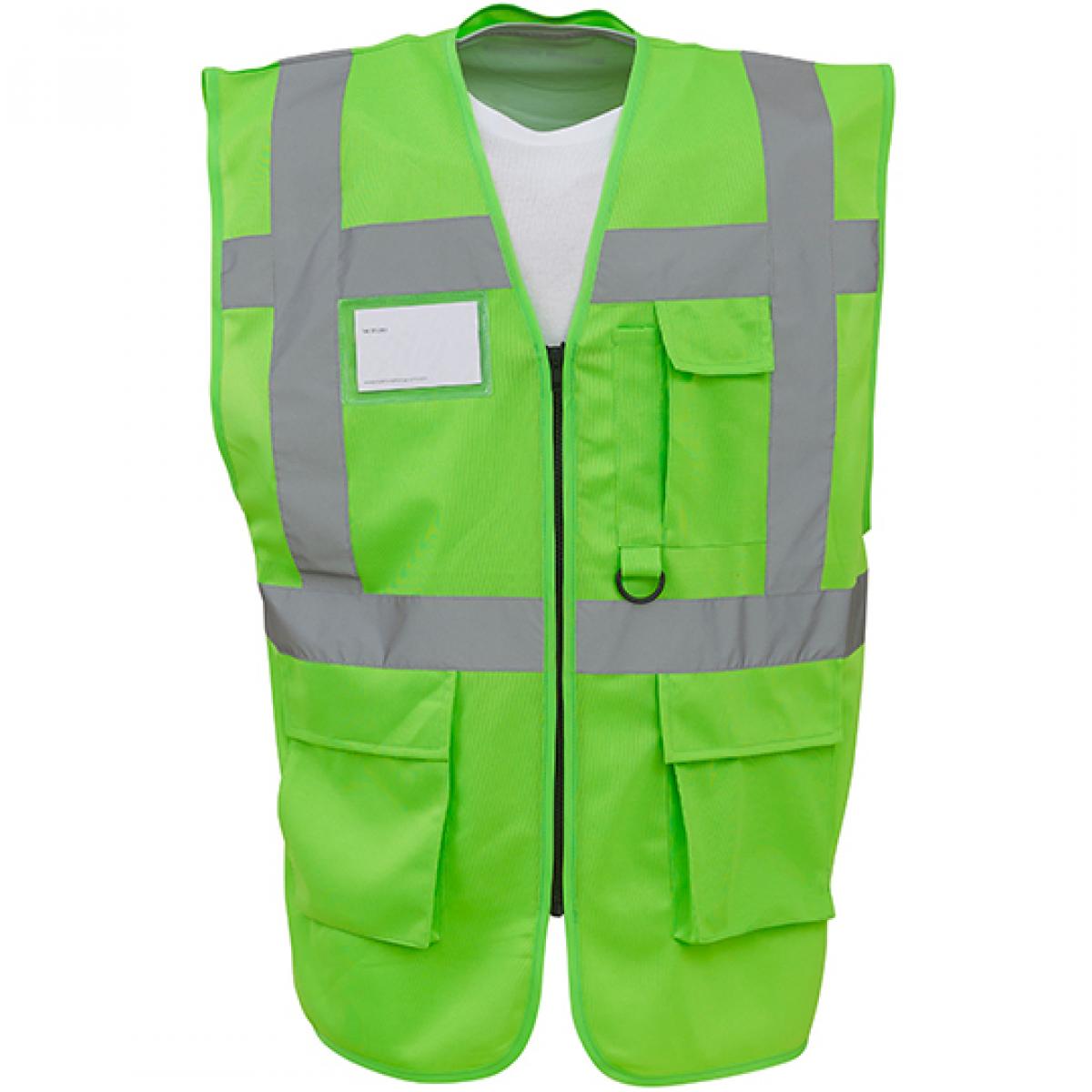 Hersteller: YOKO Herstellernummer: HVW801 Artikelbezeichnung: Herren Multi-Functional Executive Waistcoat Farbe: Lime