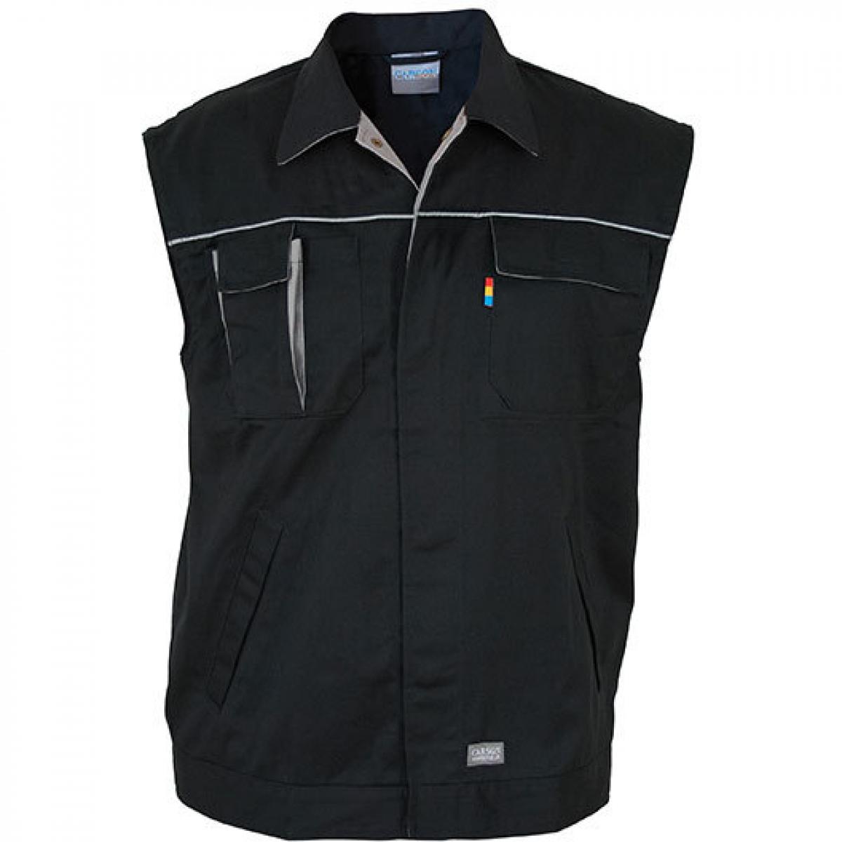 Hersteller: Carson Contrast Herstellernummer: CC700 Artikelbezeichnung: Herren Contrast Work Vest / Bei 60 Grad waschbar Farbe: Black/Grey