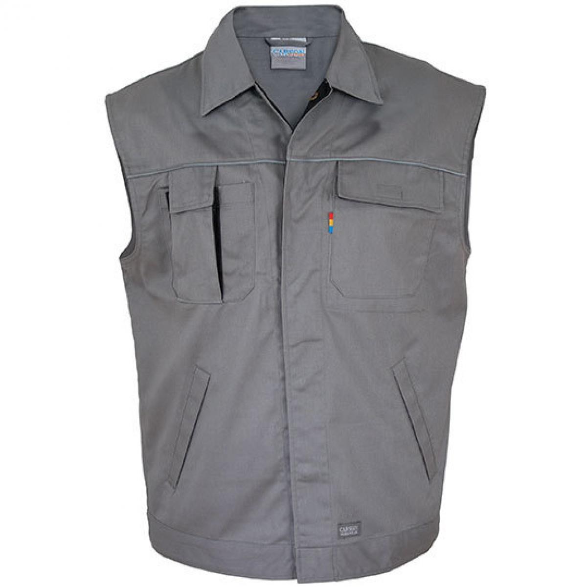 Hersteller: Carson Contrast Herstellernummer: CC700 Artikelbezeichnung: Herren Contrast Work Vest / Bei 60 Grad waschbar Farbe: Grey/Black
