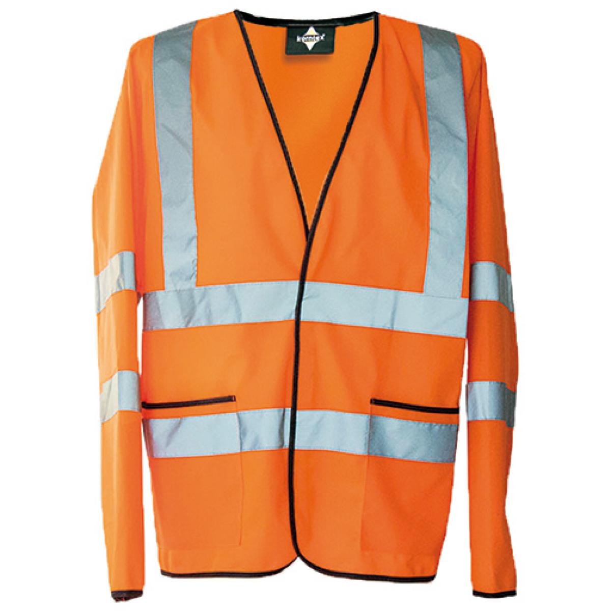 Hersteller: Korntex Herstellernummer: KXLWJ Artikelbezeichnung: Herren Light Weight Hi-Viz Jacket EN ISO 20471 Class 3 Farbe: Signal Orange