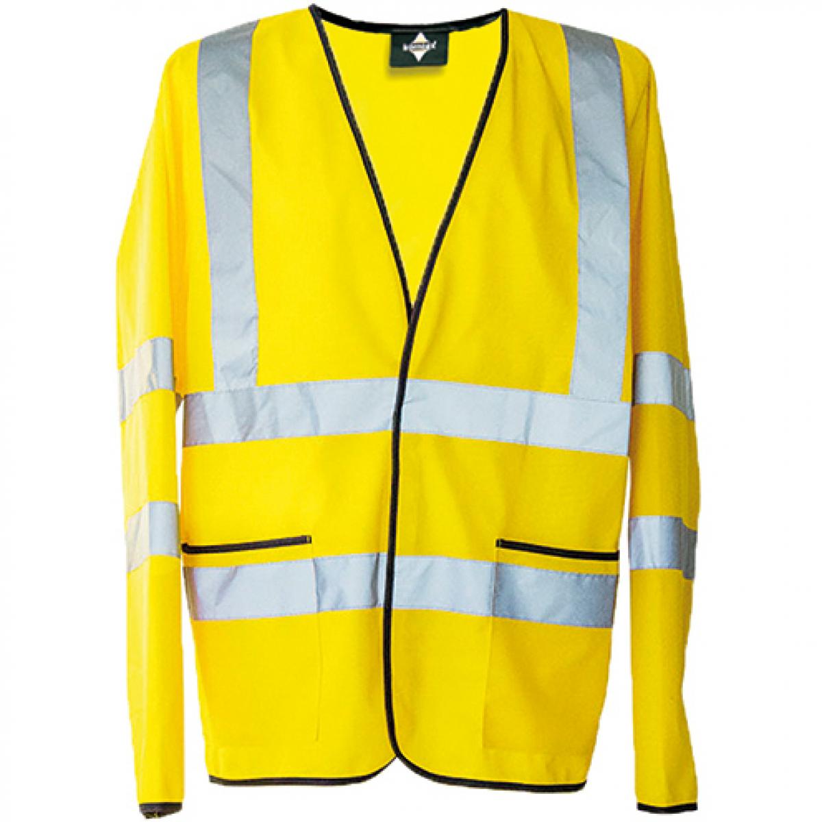 Hersteller: Korntex Herstellernummer: KXLWJ Artikelbezeichnung: Herren Light Weight Hi-Viz Jacket EN ISO 20471 Class 3 Farbe: Signal Yellow