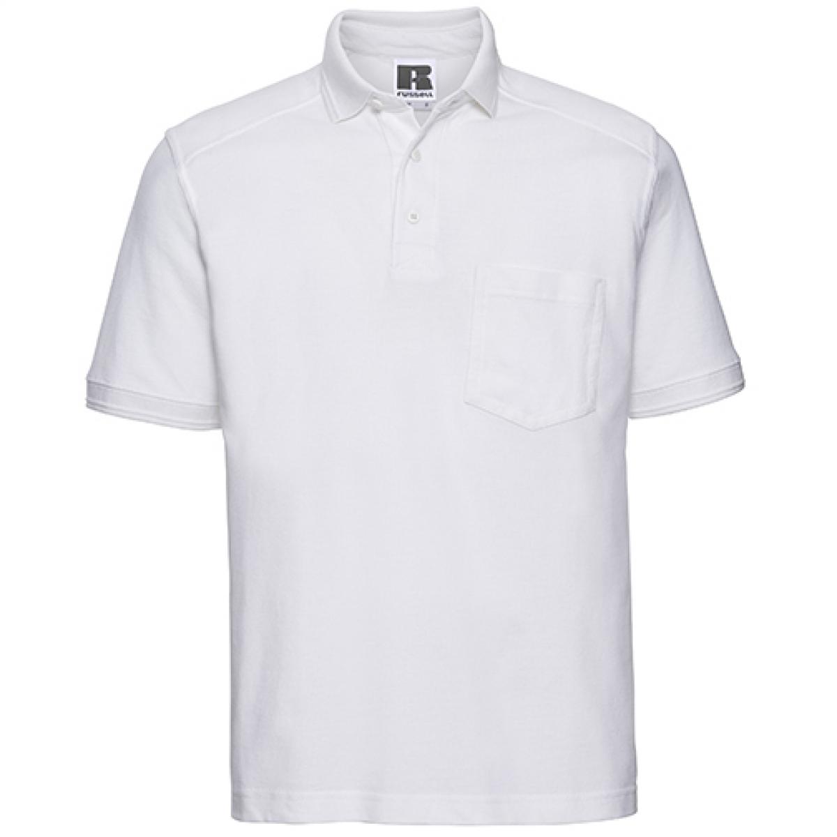 Hersteller: Russell Herstellernummer: R-011M-0 Artikelbezeichnung: Herren Workwear-Poloshirt - Waschbar bis 60 °C Farbe: White