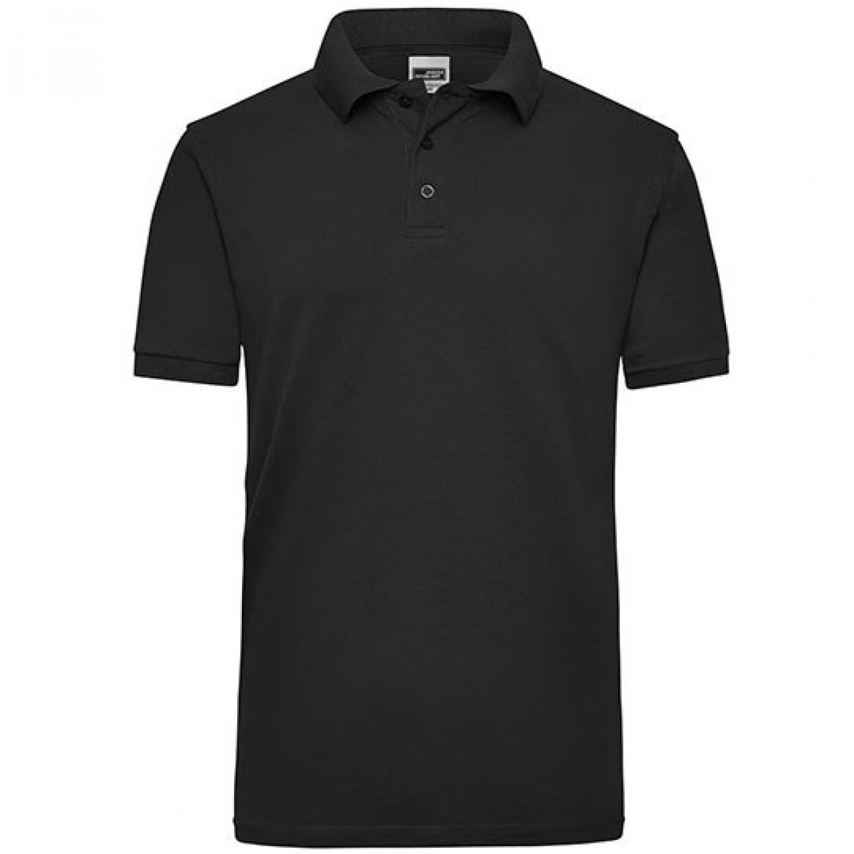 Hersteller: James+Nicholson Herstellernummer: JN 801 Artikelbezeichnung: Workwear Herren Poloshirt Men Farbe: Black