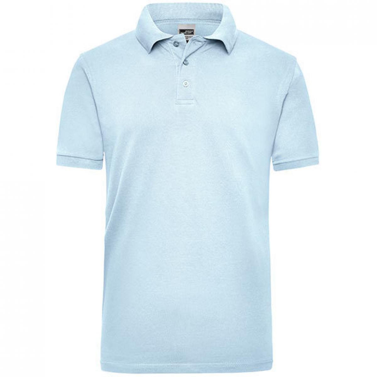 Hersteller: James+Nicholson Herstellernummer: JN 801 Artikelbezeichnung: Workwear Herren Poloshirt Men Farbe: Light Blue
