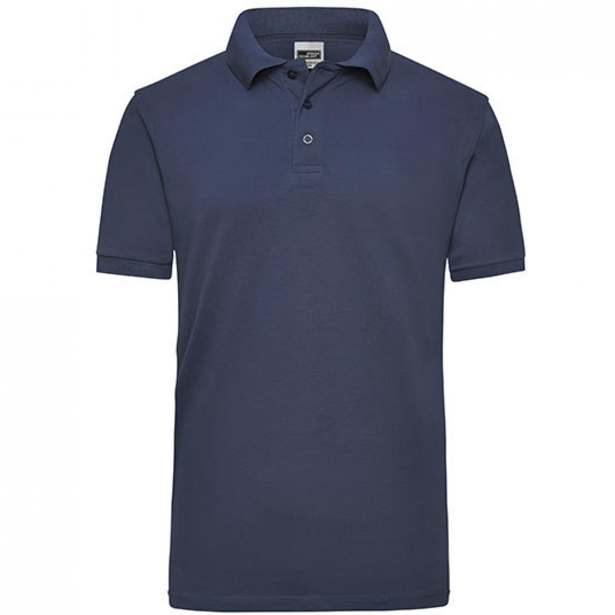 Hersteller: James+Nicholson Herstellernummer: JN 801 Artikelbezeichnung: Workwear Herren Poloshirt Men Farbe: Navy