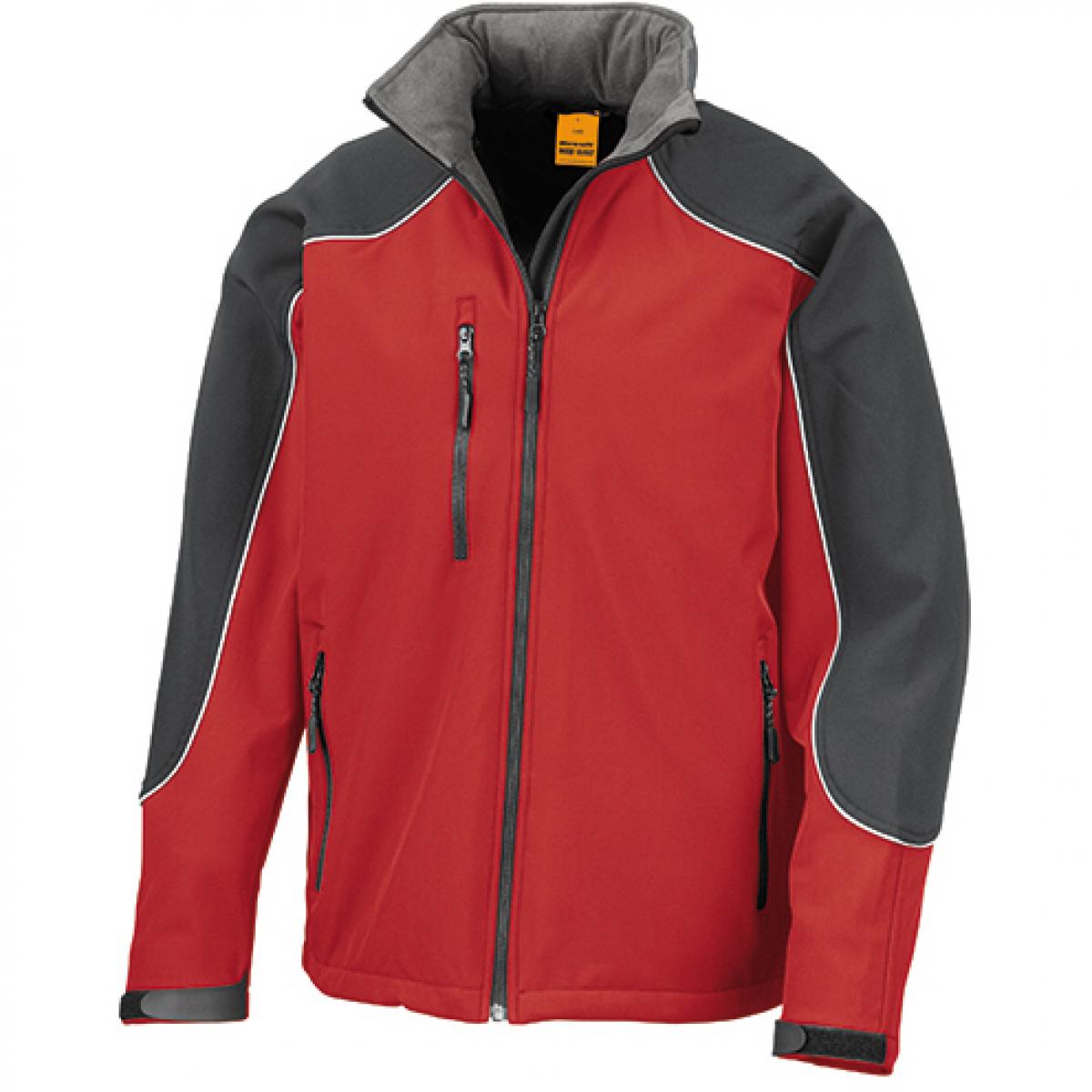 Hersteller: Result WORK-GUARD Herstellernummer: R118X Artikelbezeichnung: Ice Fell Hooded Soft Shell Jacke Farbe: Red/Black