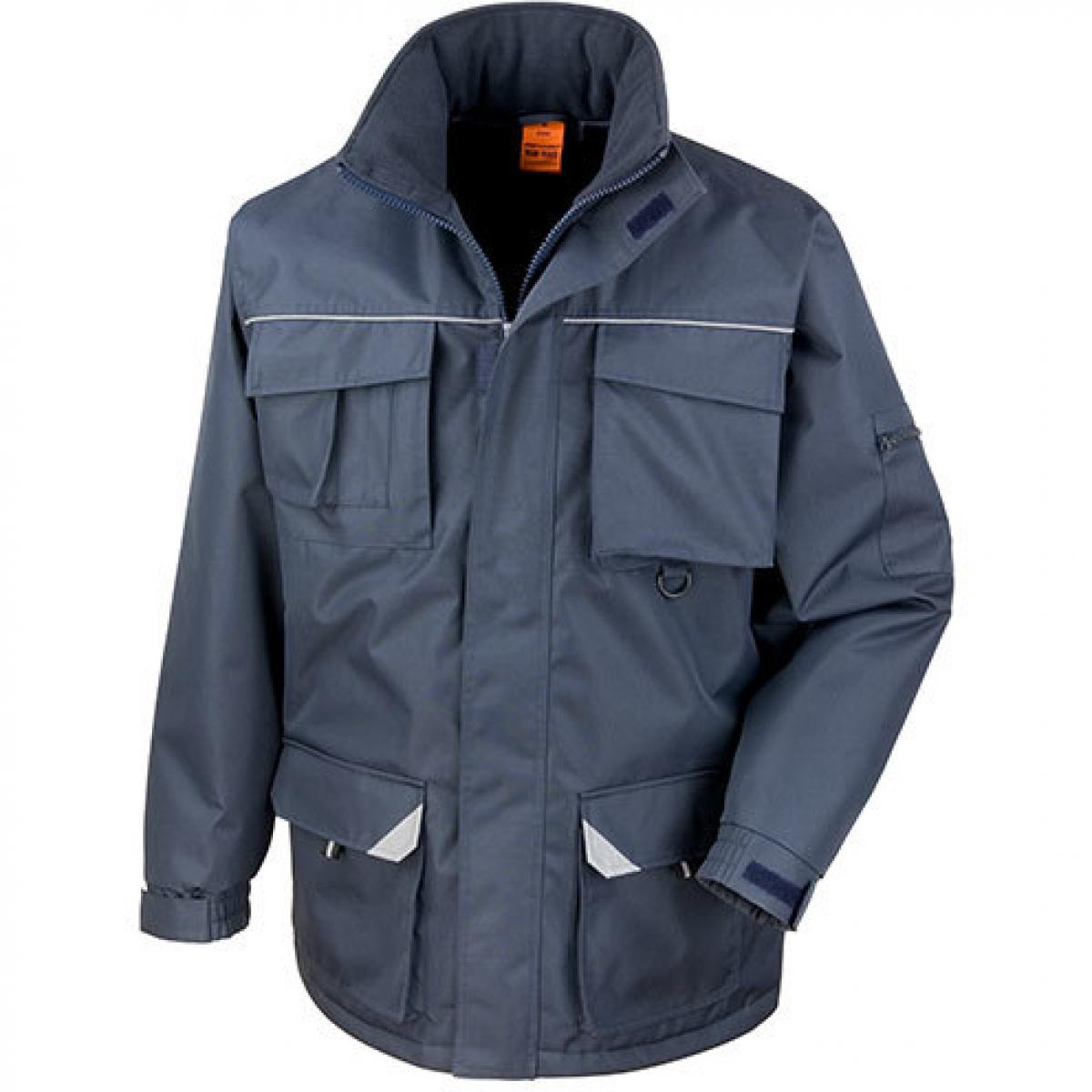 Hersteller: Result WORK-GUARD Herstellernummer: R301X Artikelbezeichnung: Sabre Long Coat Jacke Farbe: Navy