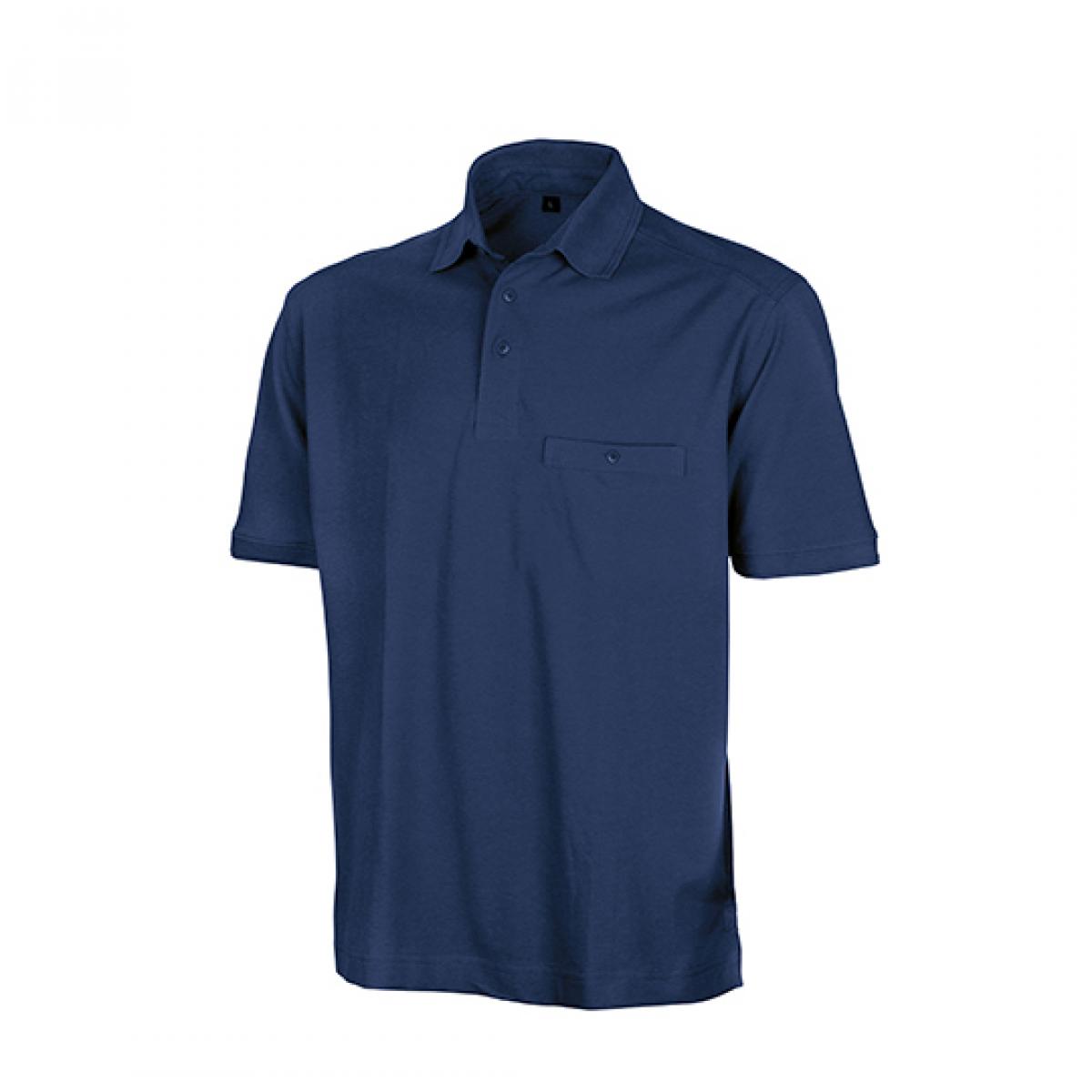 Hersteller: Result WORK-GUARD Herstellernummer: R312X Artikelbezeichnung: Herren Apex Polo Shirt / Strapazierfähig aus Mischgewebe Farbe: Navy
