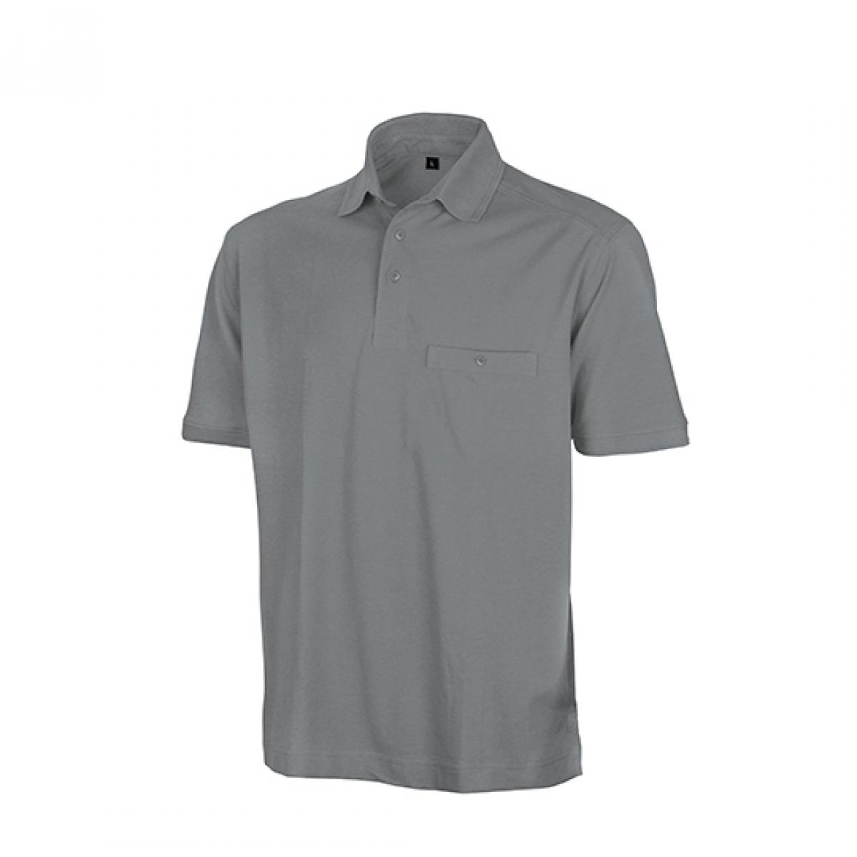 Hersteller: Result WORK-GUARD Herstellernummer: R312X Artikelbezeichnung: Herren Apex Polo Shirt / Strapazierfähig aus Mischgewebe Farbe: Workguard Grey