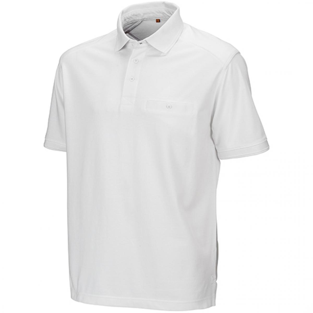 Hersteller: Result WORK-GUARD Herstellernummer: R312X Artikelbezeichnung: Herren Apex Polo Shirt / Strapazierfähig aus Mischgewebe Farbe: White