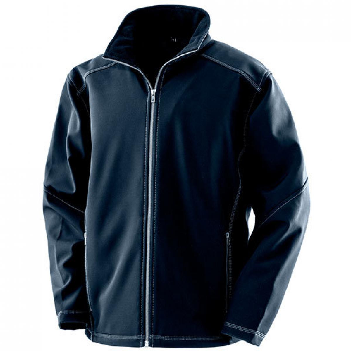 Hersteller: Result WORK-GUARD Herstellernummer: R455M Artikelbezeichnung: Herren Treble Stitch Softshell Jacket Farbe: Navy