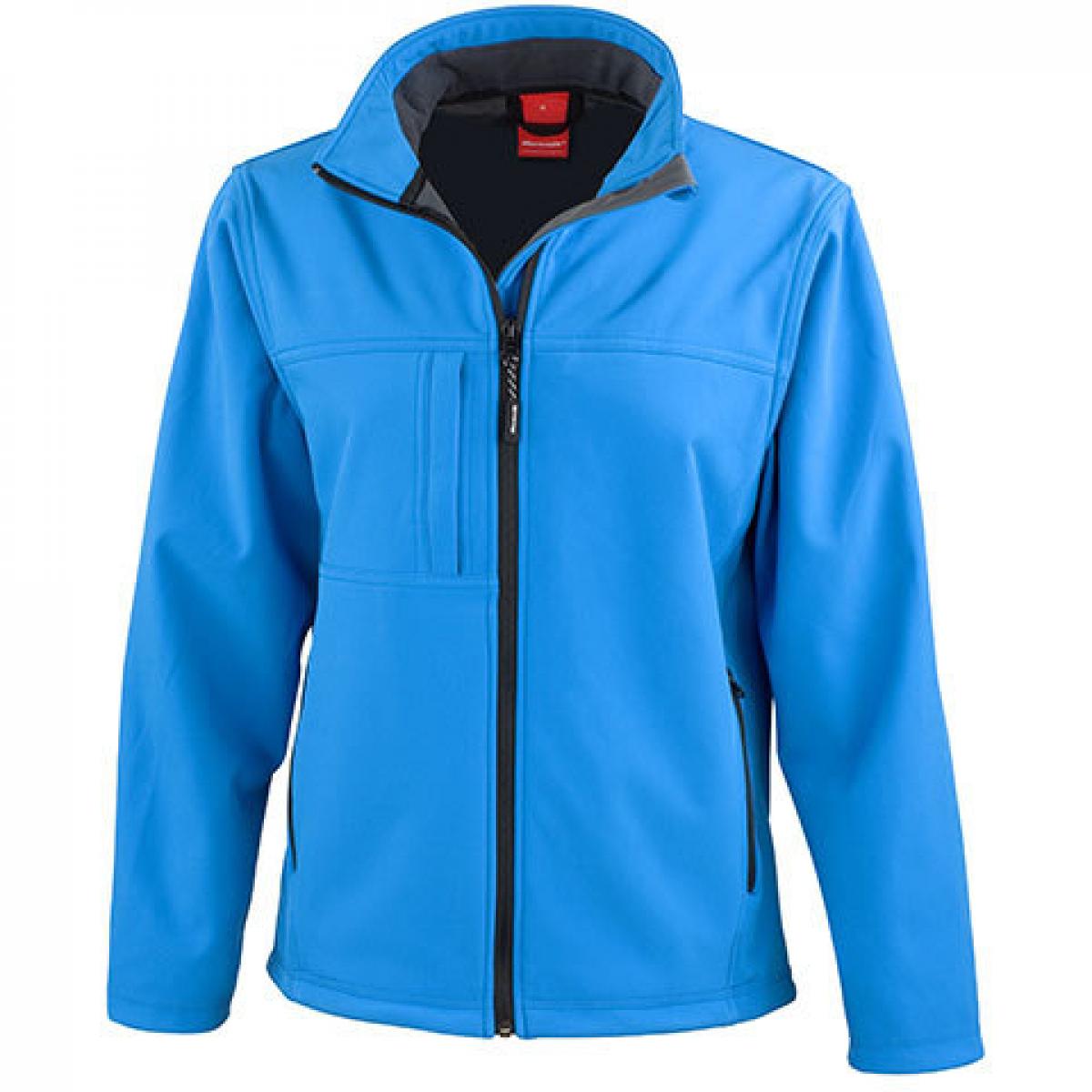 Hersteller: Result Herstellernummer: R121F Artikelbezeichnung: Ladies Classic Soft Shell Jacket Farbe: Azure