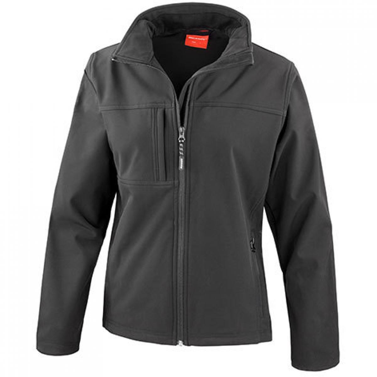 Hersteller: Result Herstellernummer: R121F Artikelbezeichnung: Ladies Classic Soft Shell Jacket Farbe: Black