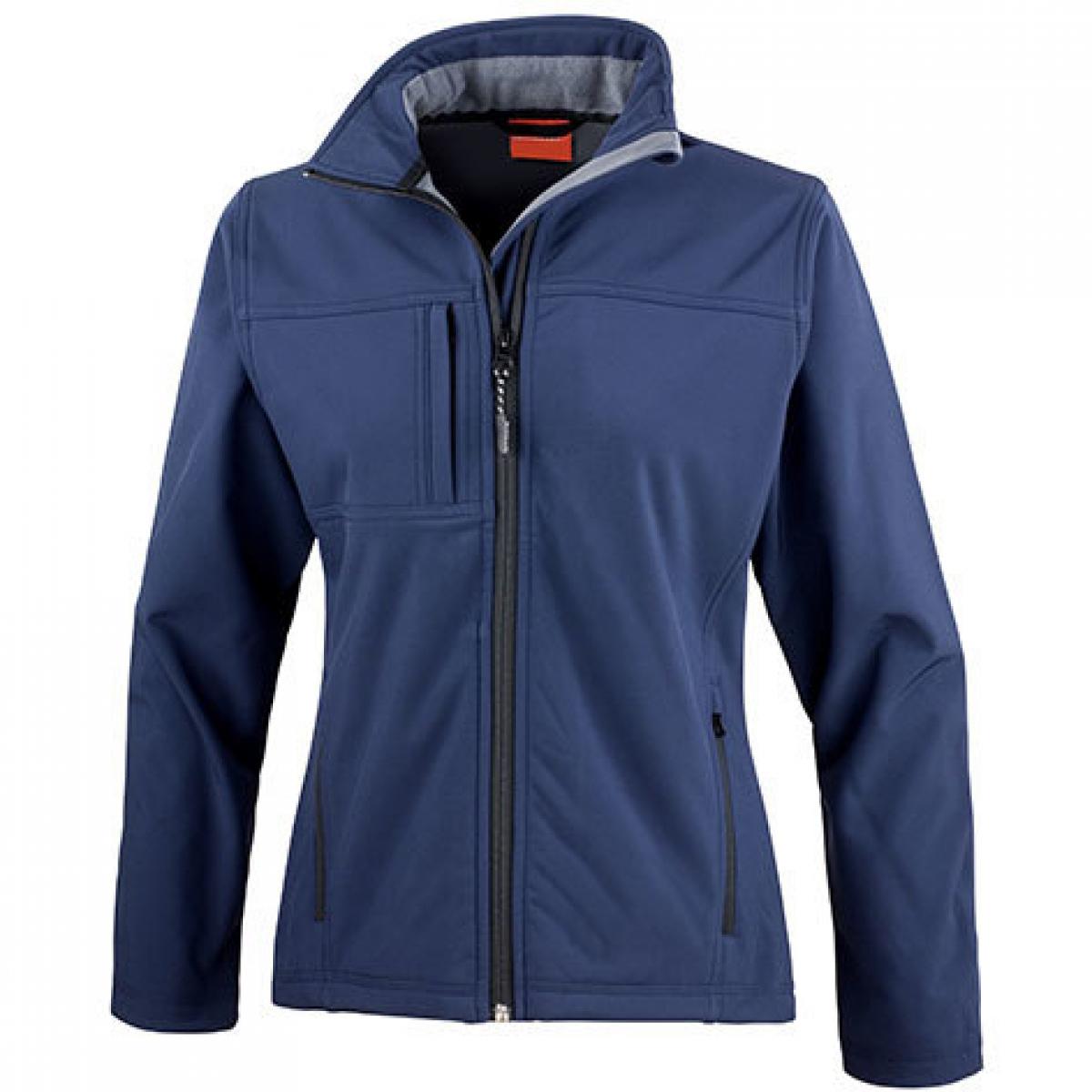 Hersteller: Result Herstellernummer: R121F Artikelbezeichnung: Ladies Classic Soft Shell Jacket Farbe: Navy