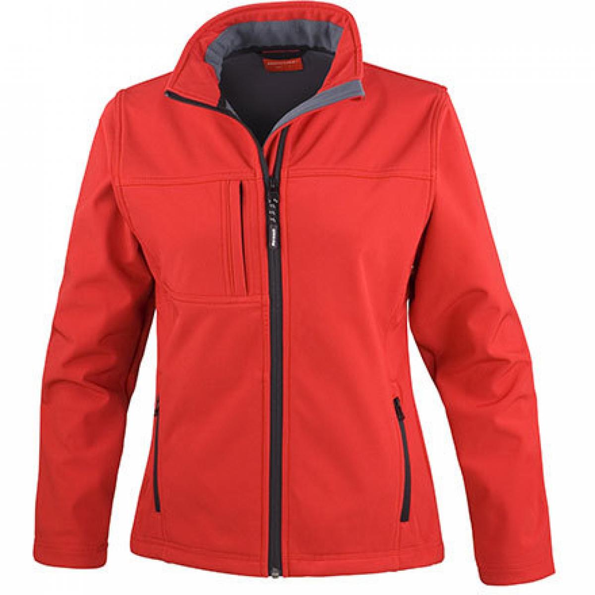Hersteller: Result Herstellernummer: R121F Artikelbezeichnung: Ladies Classic Soft Shell Jacket Farbe: Red