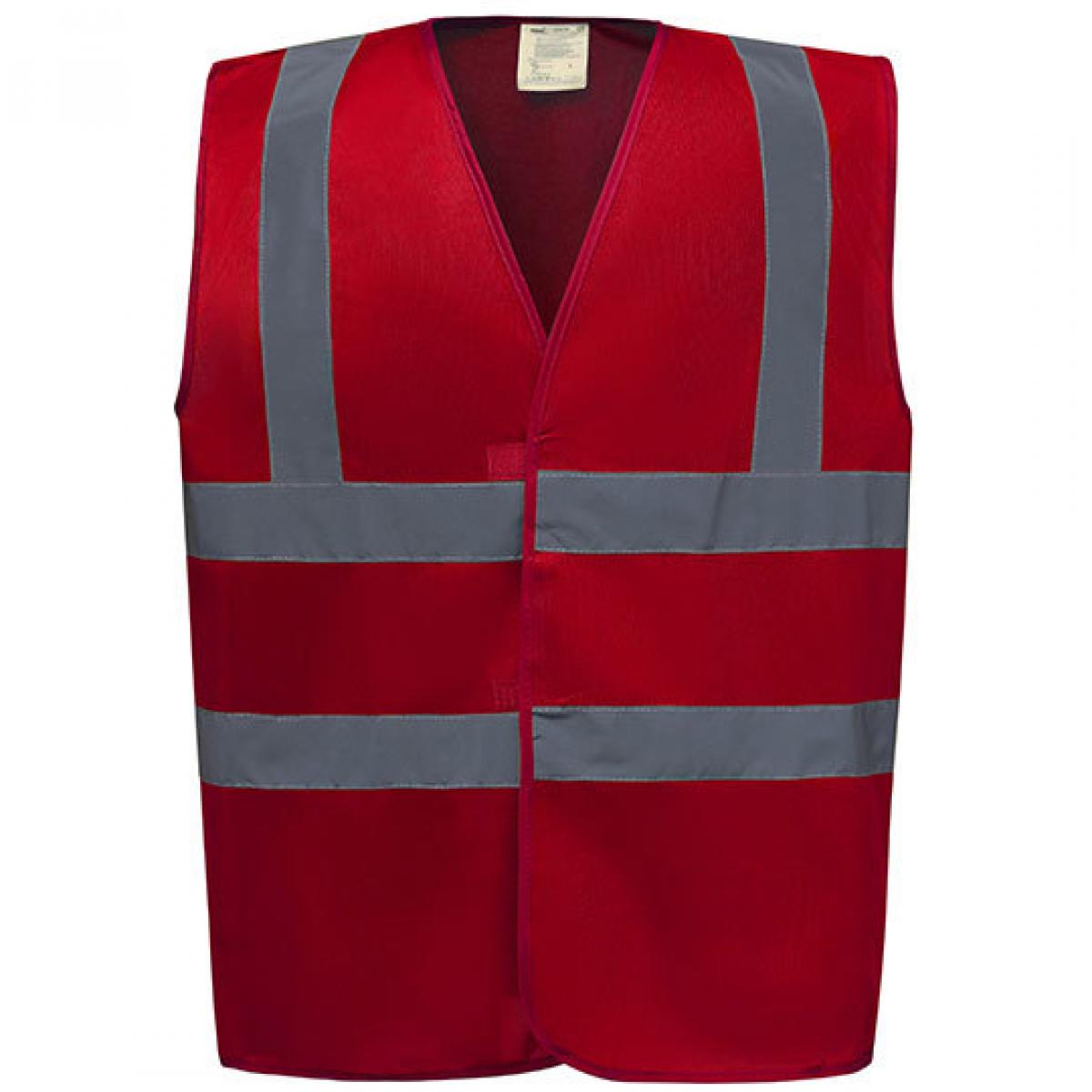 Hersteller: YOKO Herstellernummer: HVW100 Artikelbezeichnung: Sicherheitsweste High Visibility 2 Bands & Braces Waistcoat Farbe: Red