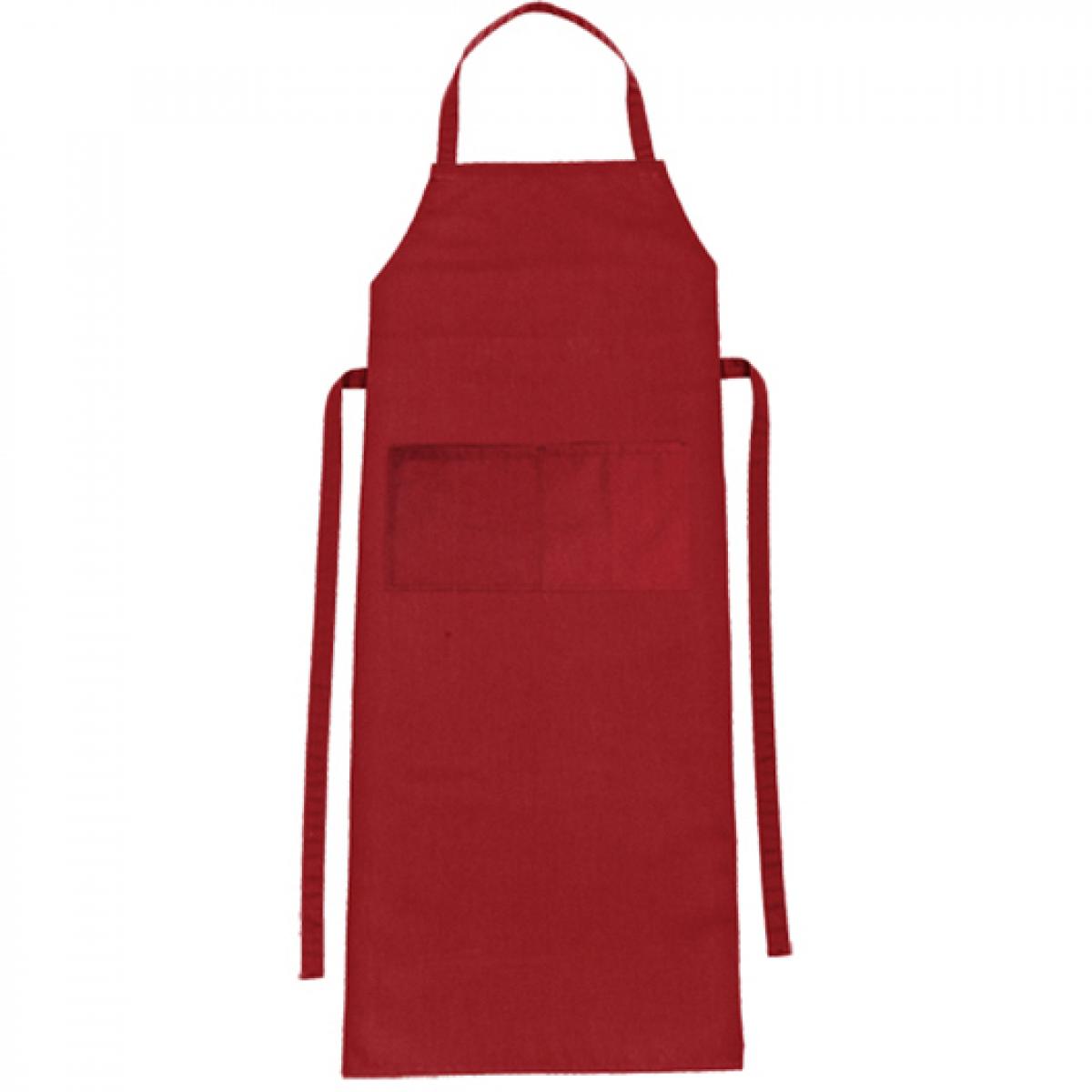 Hersteller: CG Workwear Herstellernummer: 01146-01 Artikelbezeichnung: Latzschürze Verona Classic Bag 90 x 75 cm Farbe: Regency Red