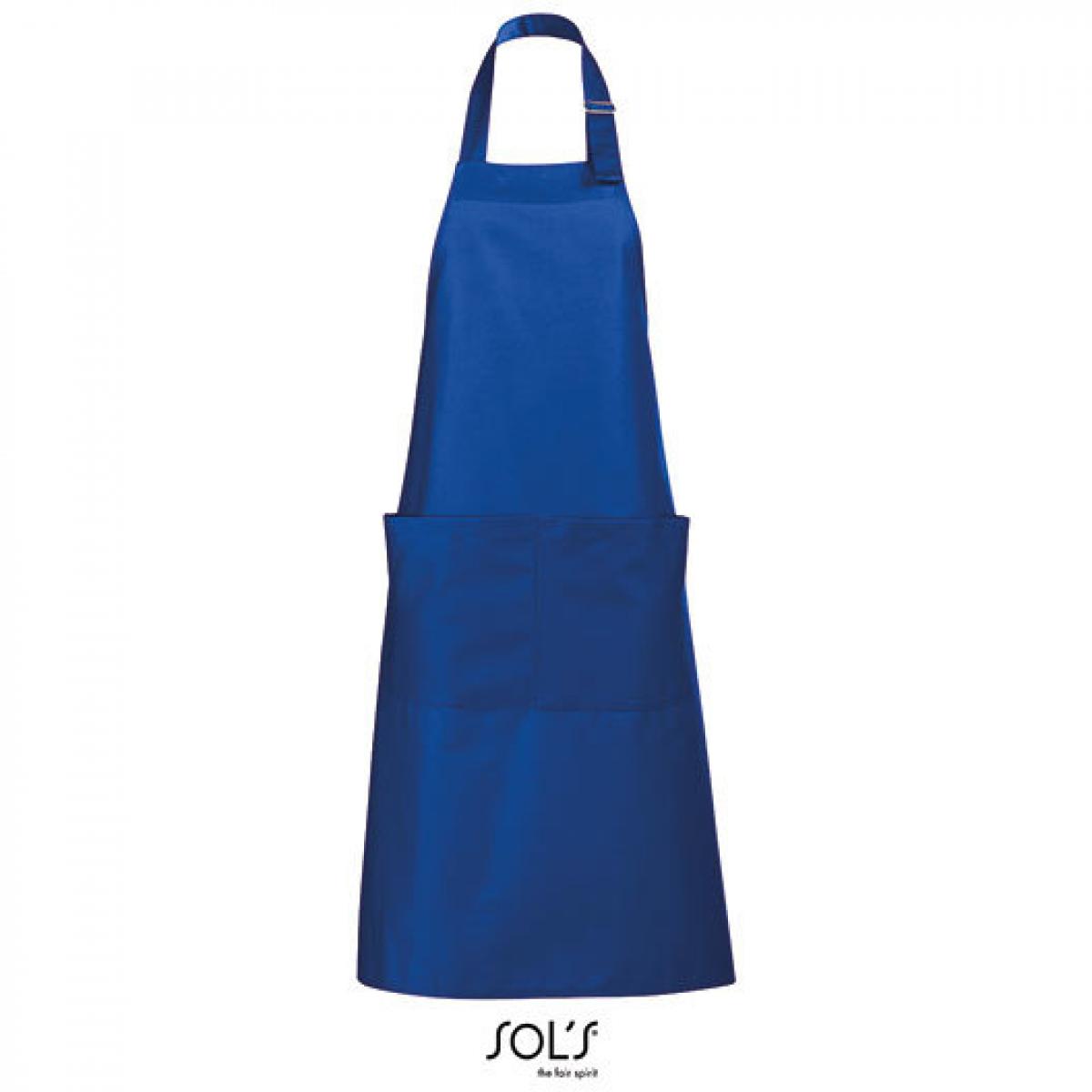 Hersteller: SOLs Herstellernummer: 88010 Artikelbezeichnung: Long Apron Gala - 75 x 90 cm Farbe: Royal Blue