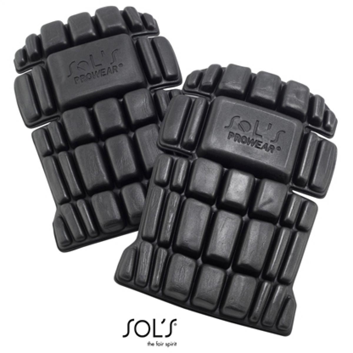 Hersteller: SOLs ProWear Herstellernummer: 80601 Artikelbezeichnung: Protection Knee Pads Protect Pro (1 Paar) Farbe: Black