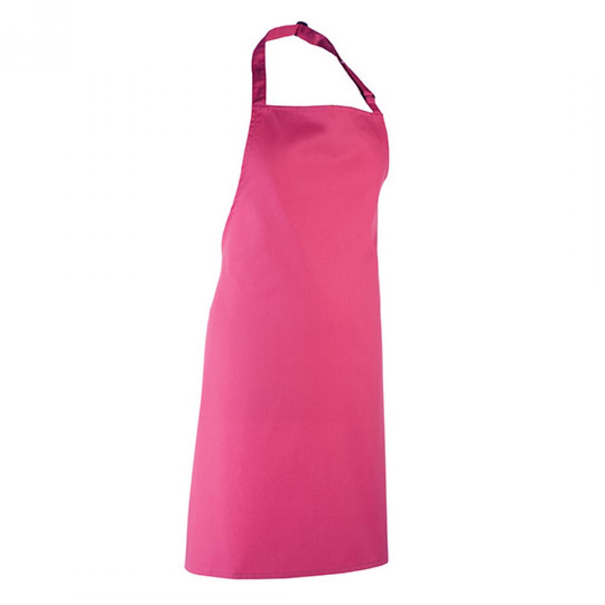 Hersteller: Premier Workwear Herstellernummer: PR150 Artikelbezeichnung: Latzschürze ´Colours´ - Waschbar bei 60 °C Farbe: Hot Pink (ca. Pantone 214c)