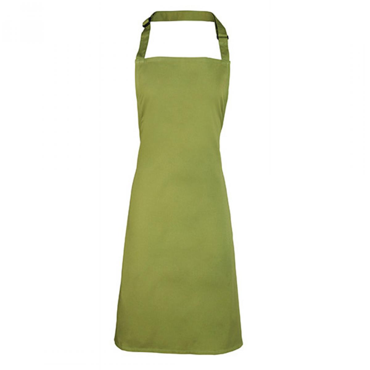 Hersteller: Premier Workwear Herstellernummer: PR150 Artikelbezeichnung: Latzschürze ´Colours´ - Waschbar bei 60 °C Farbe: Oasis Green (ca. Pantone 371 )